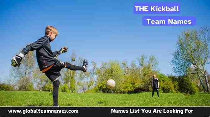 The Kickball Team Names